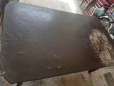 Wood table with 5 chairs