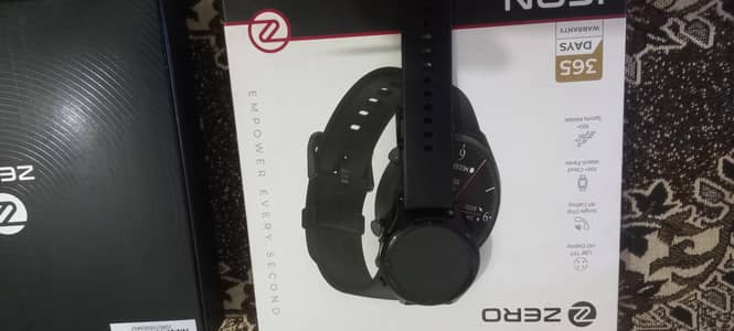 Zero icon Smart watch just box open with warranty