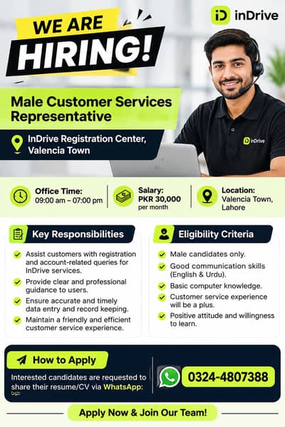 Customer Services Representative