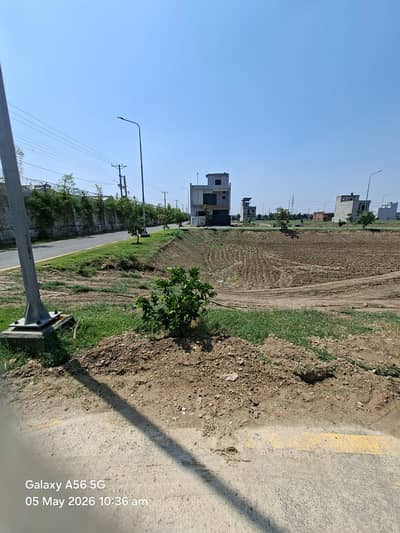 5 Marla Corner Plot For Sale Ideal Location High Investment Potential