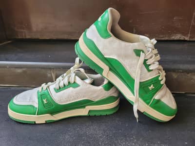 Louis Vuitton Trainer #54 Signature Green White