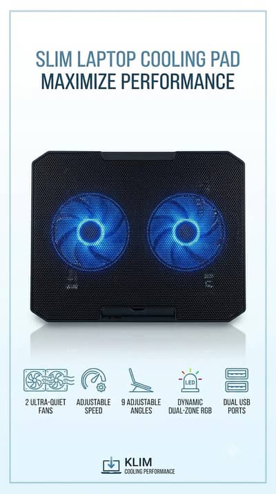 Cooling Pad for laptop and notebooks