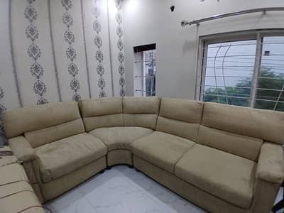 L shaped sofa set