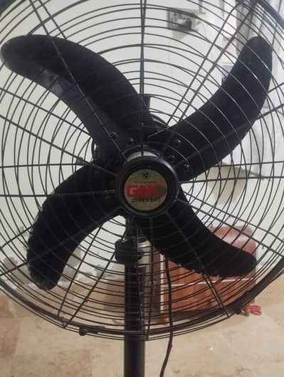 GMC 12V DC Heavy Duty Pedestal Fan | 4 Blade | Powerful Air Throw