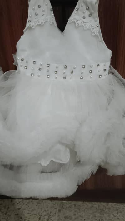 white net frock