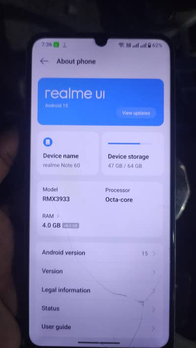 Real me Note 60(4+64)