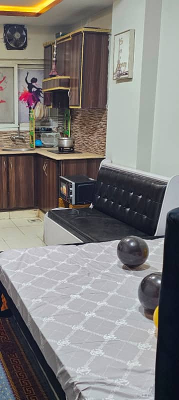 Per Day One Bed Fully Furnished studio Apartment Available in Islamabad