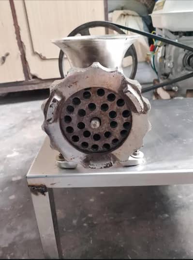 Gasoline engine Driven Meat mincer Grinder machine