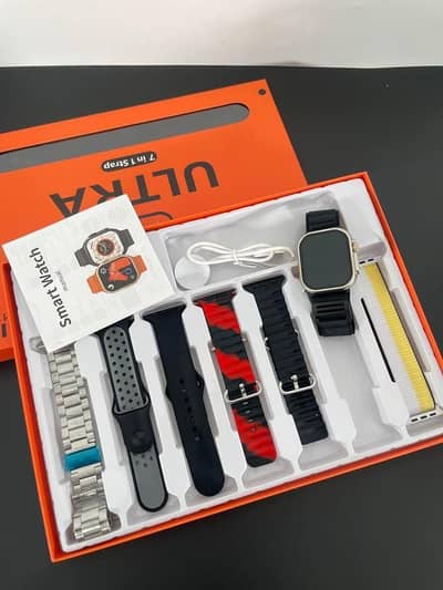 Ultra Watch with 7 in 1 Straps.