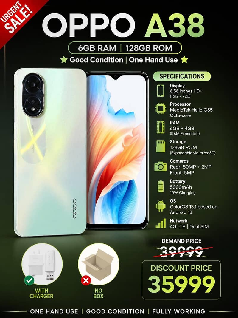 OPPO A38 0