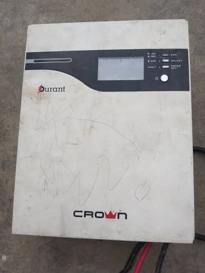 Crown MPPT Solar Inverter 2400VA / 1.6KW – 24V | Faulty – Rs. 10,000