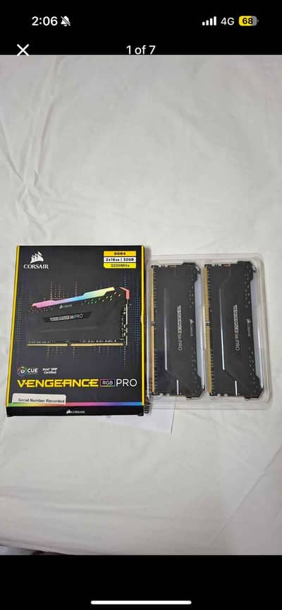 Ram CORSAIR VENGEANCE RGB PRO 32GB ( 2x16 ) DDR4 3200mhz