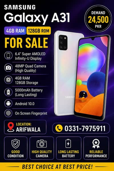 Samsung Mobile A31