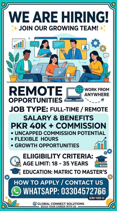 Remote job 03304572766WTSAPP