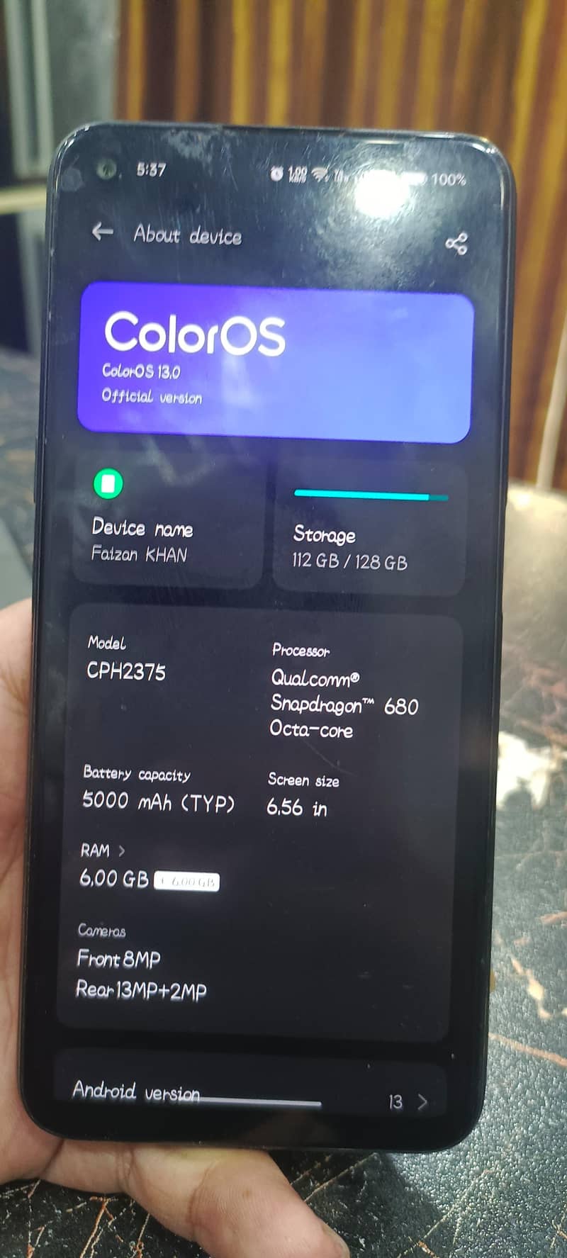OPPO A76 5