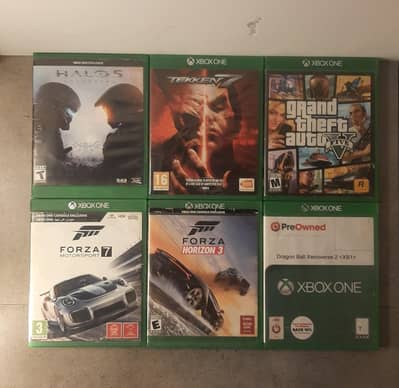 Xbox one Original Games/cd/Disc Takken Forza Gta Halo. . . . . . . . Ps4 game