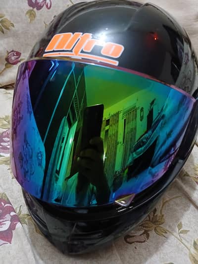 Nitro Racing Full Face Black Helmet