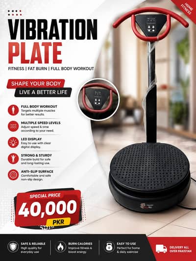 Vibration Plate Exercise Machine | Full Body Workout | Home Fitness