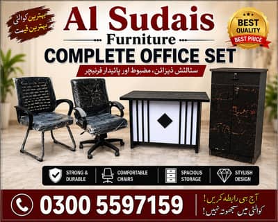 Office table, study desk, ceo table side table chair, table set,