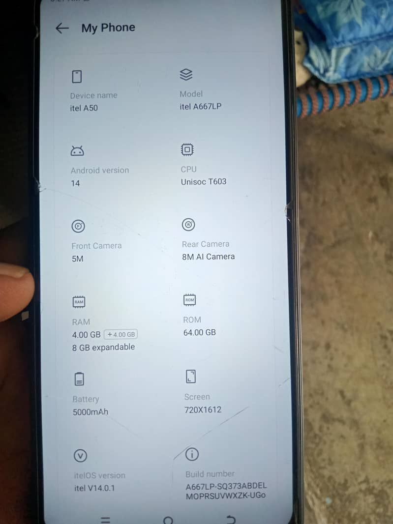 Itel A50 1