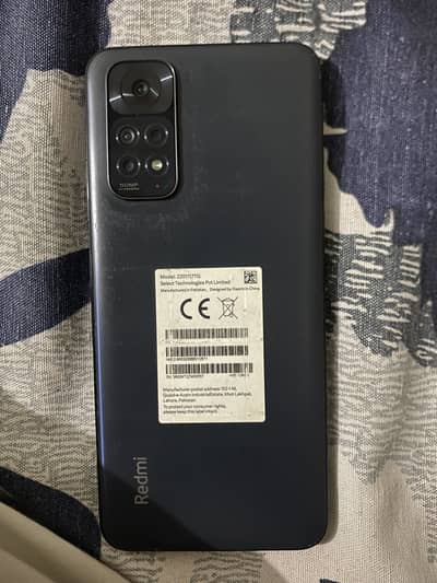 Xiaomi Redmi Note 11 With Box & Charger