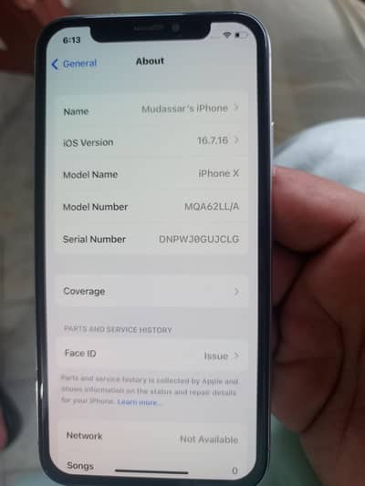 Apple iPhone X 03054323470