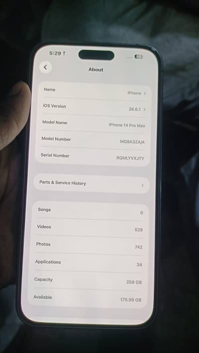 iPhone 14 Pro Max fu 256gb