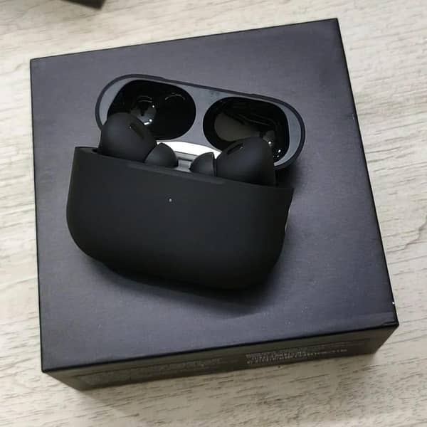 Apple AirPods Pro 2nd Generation with Free Leather Cover - Wireless Earbuds with ANC, Transparency Mode, Spatial Audio, and MagSafe Charging Case