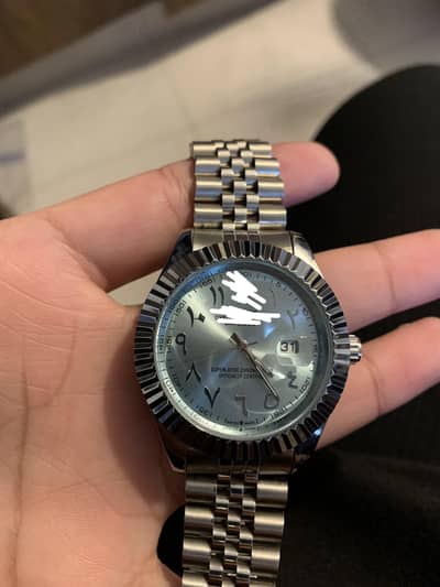 stainless steel Tourqouise dial watch