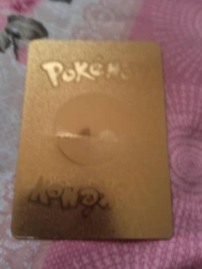GOLD METAL POKÉMON CARD GYARADOS V MAX-shiny