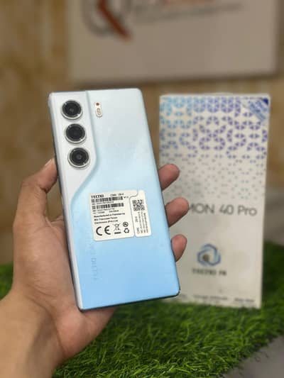 Tecno Camon 40 Pro 8GB Ram 256GB Storage With Box & Charger