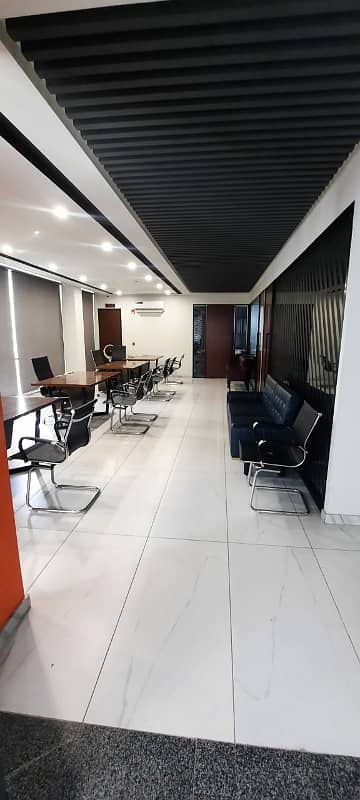 # Furnished Commercial Office for Rent 8 Marla | Phase 8 Broadway DHA Lahore