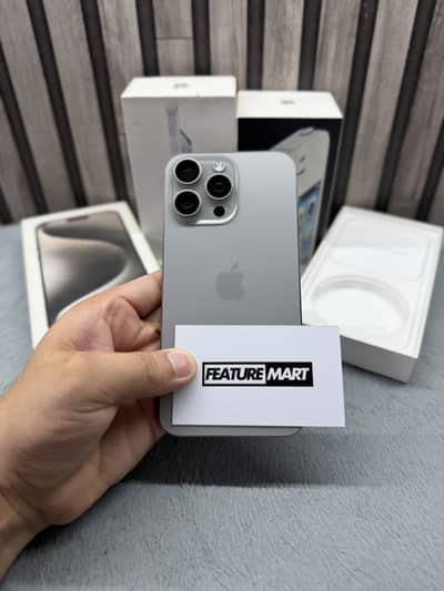 15 Pro Max | 256GB | PTA Approved | Natural | Both eSIMs | Apple