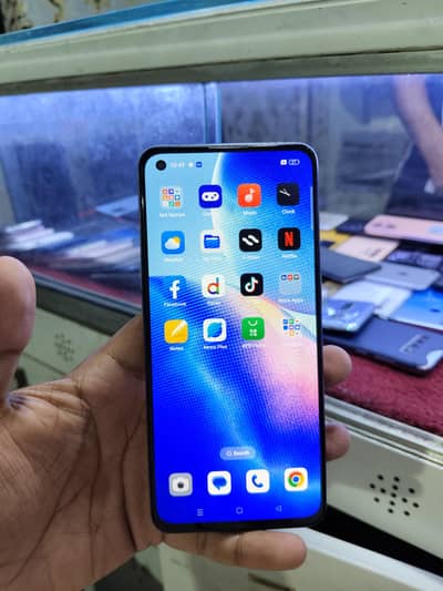 OPPO reno 5 with box 8GB 128GB minor shad all ok set display finger