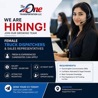 FEMALE TRUCK DISPATCHERS & SALES REPRESENTATIVES
