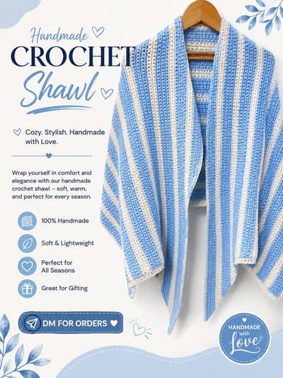 hand made Crochet  / muffler and #shawl