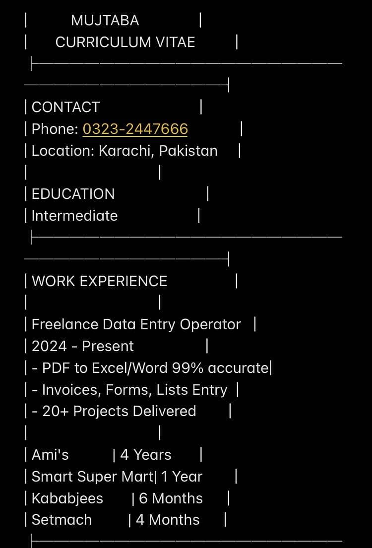 Data entry, typing & excel  work _24 hours Delivery 0