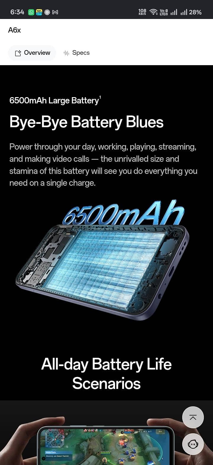 OPPO A6X 1