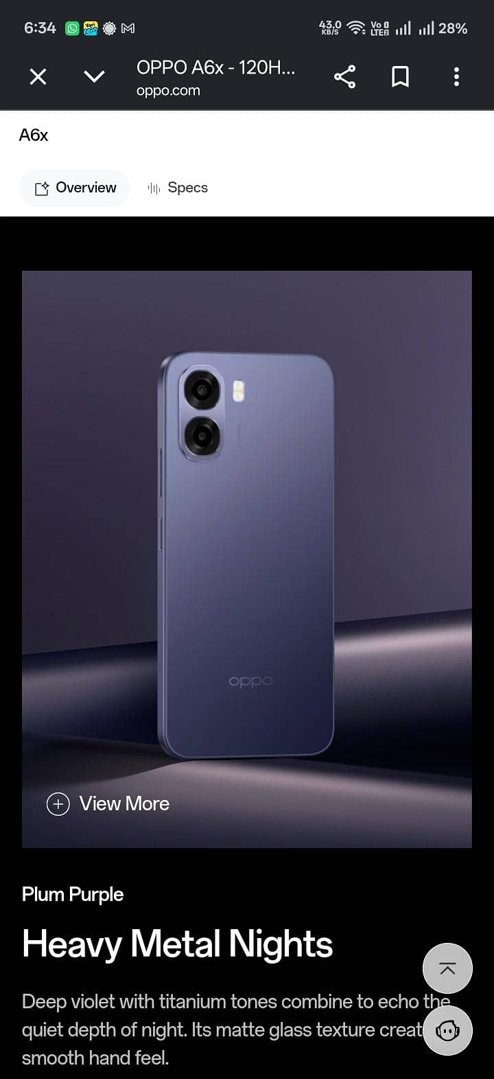 OPPO A6X 2