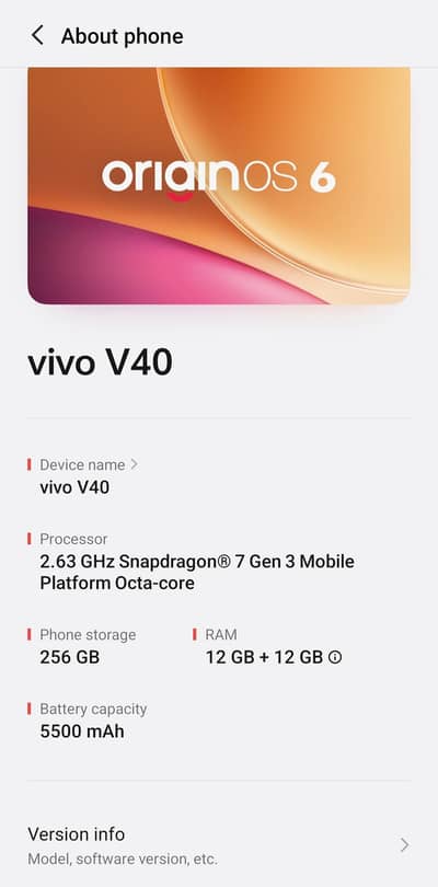 Vivo v40