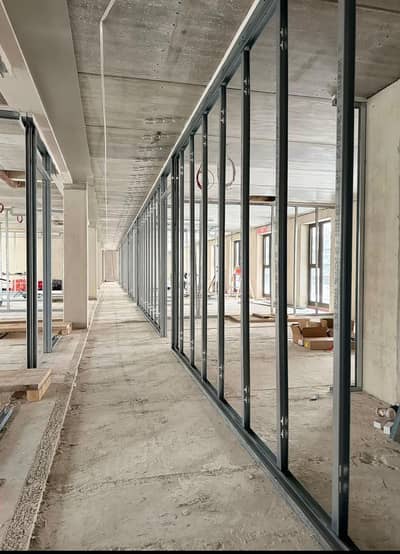 ypsum Partition, Glass Partition, Office Partition, False Ceiling