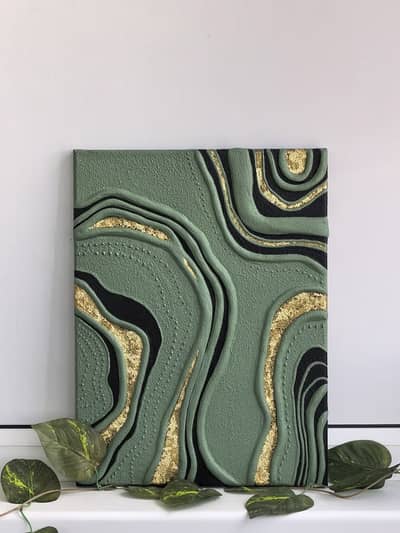 Handmade painting | Sufi Art | Calligraphy | Textured Art 03433606964