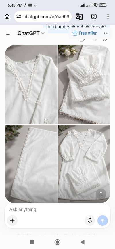 white suit