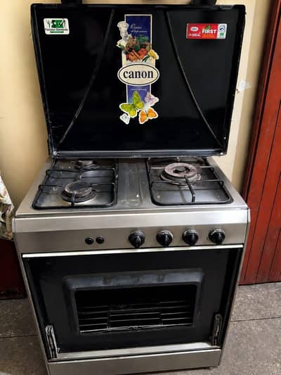 canon 3 burner gas cooking range