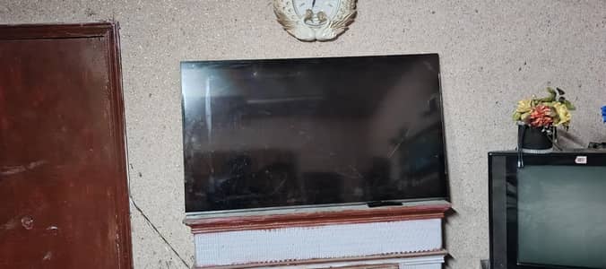 Samsung Led TV 55 inch 4k Original Screen Broken (For Parts)With remot