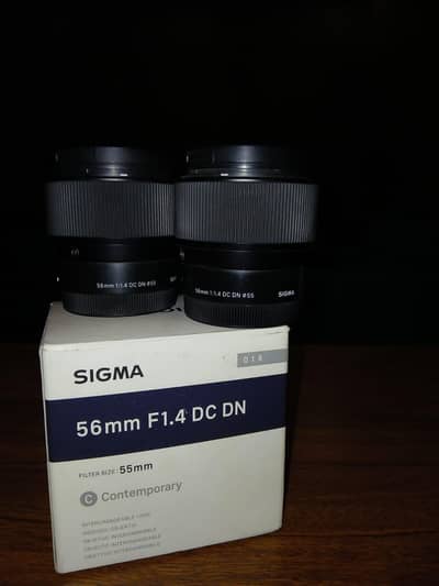 sigma 56mm 2 piece