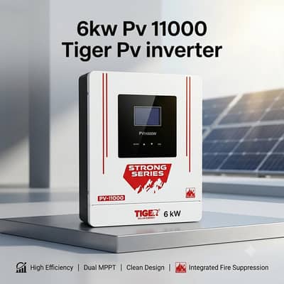 6kw Pv 11000 ' Tiger ' Pv inverter - On Grid " Wapda Sharing "