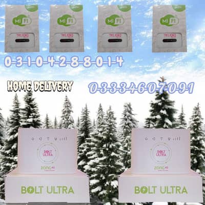 zong 4G Bolt + Internet WiFi Device Routers Modems All Sims Availabl