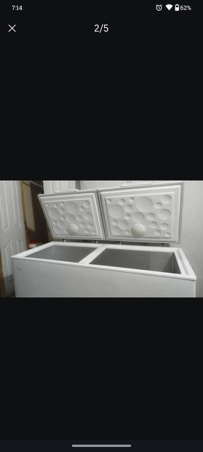 Haier HDF 545 Double door Ful option  Freezer