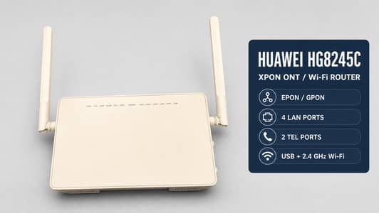 Huawei HG8245C Fiber Optic XPON ONT Wi-Fi Router